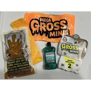 Mega Gross Series 2 Mini Brands Listerotten New Series Mystery Blind Ball Slime